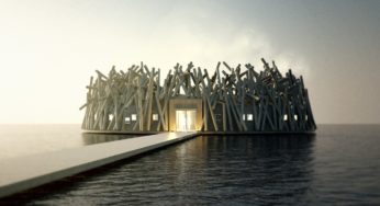 Watch the Nordic lights from the new floating hotel in Sweden
