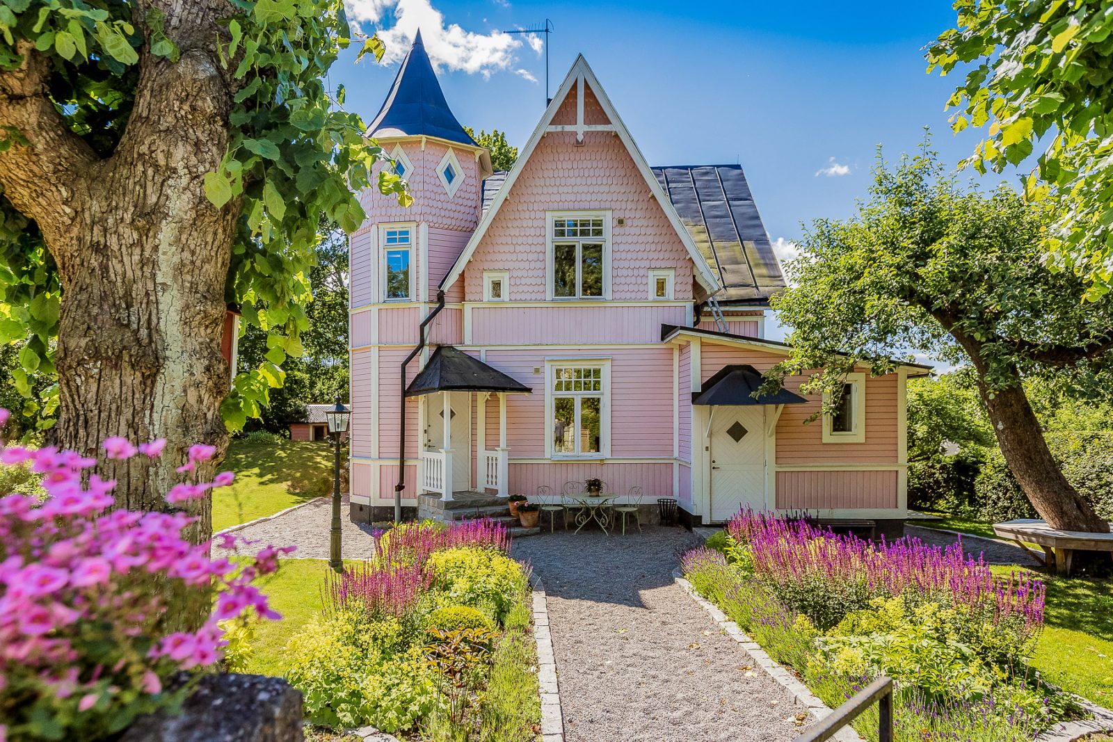 pink houses for sale