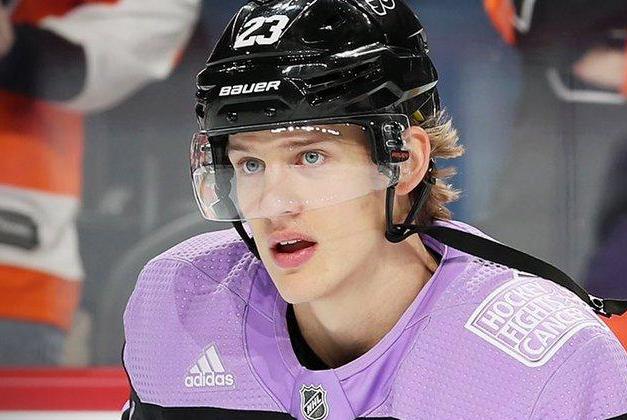 Hockey Fights Cancer Night has added meaning for Oskar Lindblom